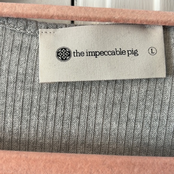 Grey bell sleeve open sweater - Picture 3 of 4